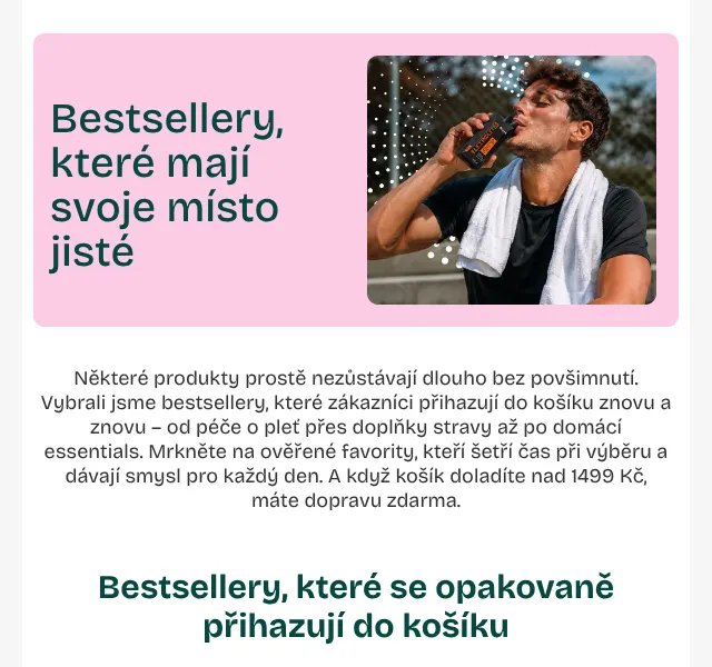 Pilulka.cz: Bestsellery s až 50 % slevou – červen 2026