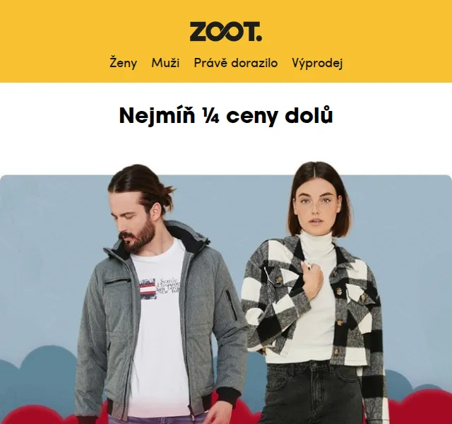 ZOOT: Extra −25 % i na slevy – červen 2026 | Nuslet.cz