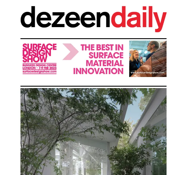 Dezeen Daily: novinky z architektury a designu – červen 2026 | Nuslet.cz