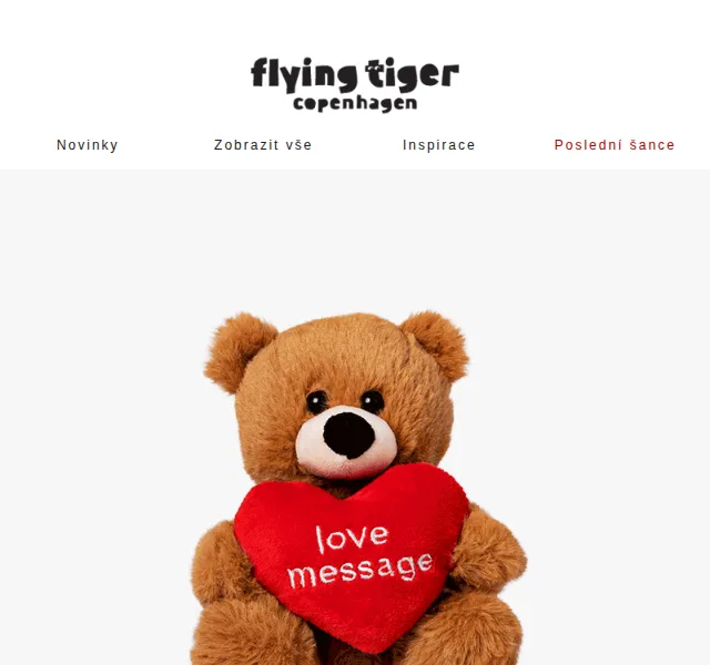 Flying Tiger Copenhagen: Dárky na Valentýna – červen 2026 | Nuslet.cz