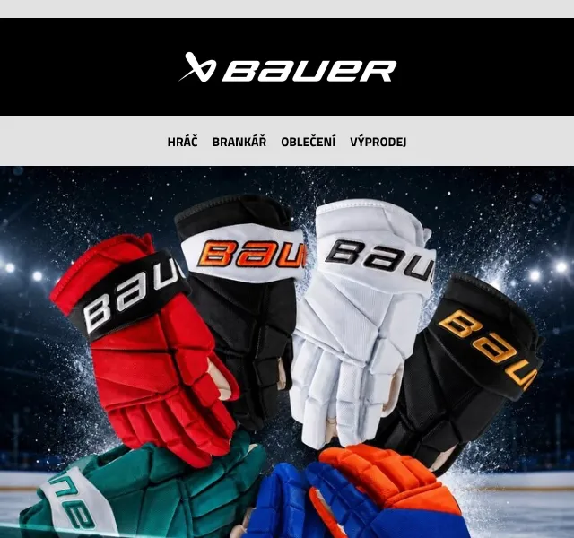 Bauer Hockey: Rukavice Vapor Pro NHL – červenec 2026