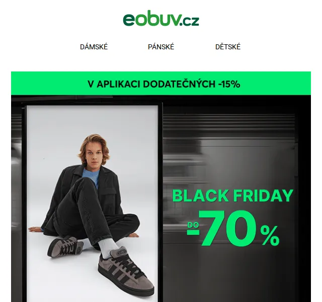 eobuv.cz: Black Friday slevy do -70 % – červen 2026 | Nuslet.cz