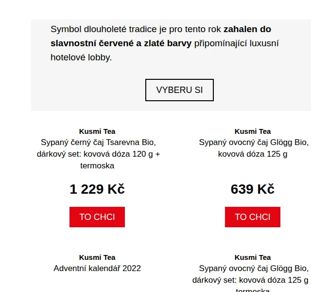 Potten & Pannen: Kusmi Tea dárky a nože Zwilling – červen 2026 | Nuslet.cz