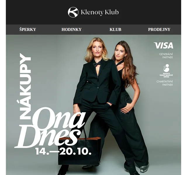 Klenoty Aurum: Sleva 20 % na vše s Nákupy Ona Dnes – červenec 2026 | Nuslet.cz
