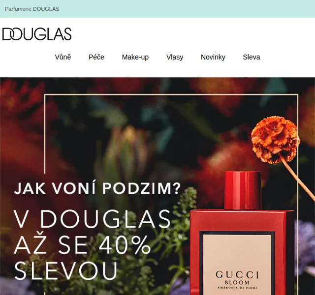 Douglas CZ: sleva až 40 % na vůně – červenec 2026 | Nuslet.cz