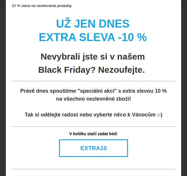 czbikero: extra sleva 10 % na vše nezlevněné – Black Friday Woom – červen 2026 | Nuslet.cz
