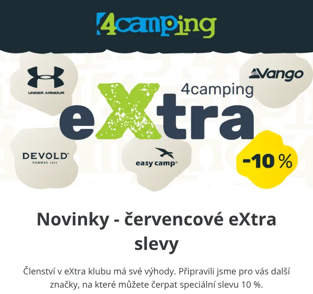 4camping.cz: -10 % Easy Camp, Vango, Devold, Under Armour – červenec 2026 | Nuslet.cz