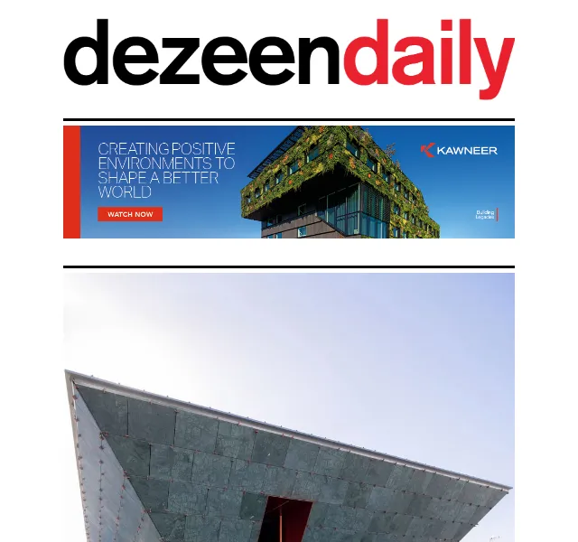 Dezeen Daily: Architektura a design – červen 2026 | Nuslet.cz