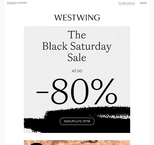 Westwing: Black Saturday sale – Eichholtz, diamanty a Porsche Design – červen 2026 | Nuslet.cz