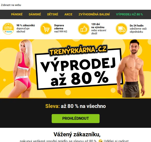 Lukáš z Trenýrkárna.cz: Slevy až 80 % na spodní prádlo – červenec 2026 | Nuslet.cz