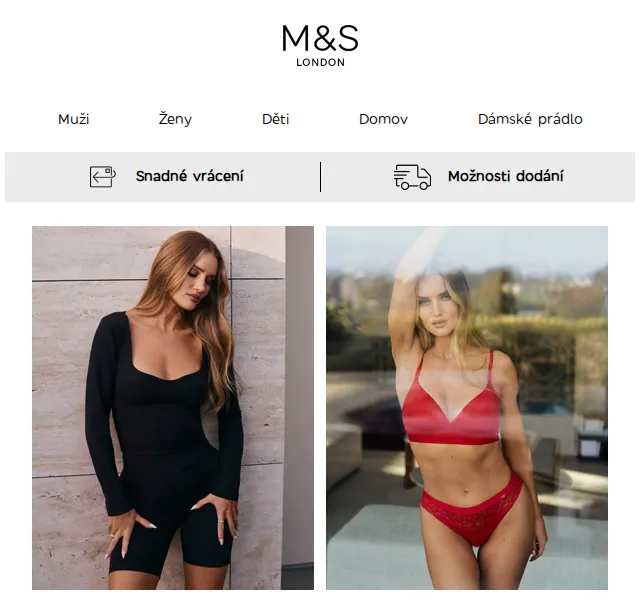 Marks and Spencer: Spodní prádlo a kolekce Rosie – červen 2026 | Nuslet.cz