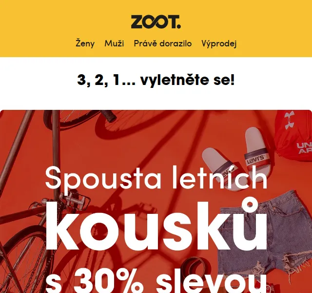 ZOOT: Extra −30 % na letní módu – červen 2026 | Nuslet.cz