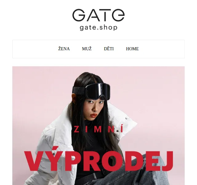 gate.shop: Zimní výprodej se slevami až 72 % – červen 2026 | Nuslet.cz