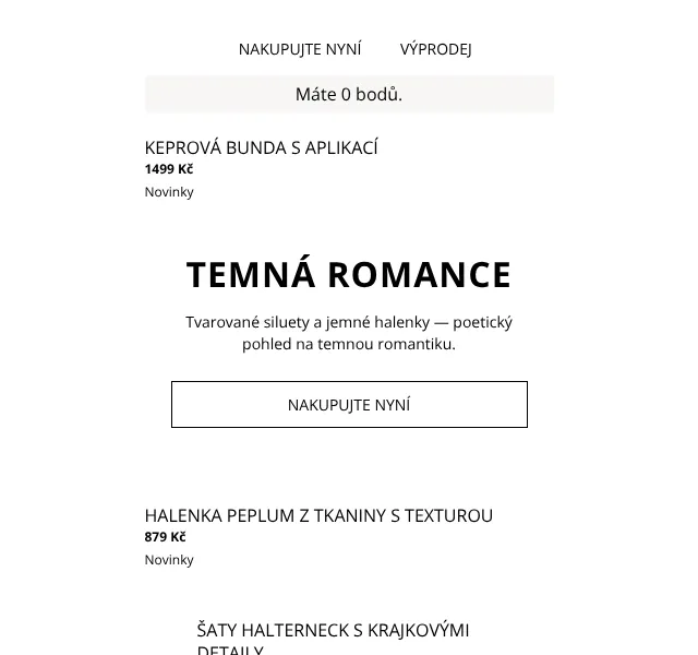 H&M Fashion: Napoleonská saka a viktoriánské halenky – srpen 2026