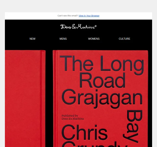 Deus Ex Machina Europe: Chris Grundy kniha The Long Road – červen 2026 | Nuslet.cz