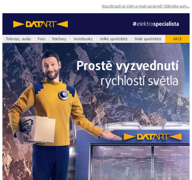 DATART: Vyzvedněte zboží ZDARMA do 30 minut – červen 2026 | Nuslet.cz