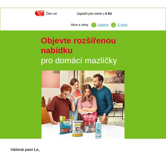 Dr.Max: Ontario krmivo 12 kg + 2,25 kg zdarma – červen 2026 | Nuslet.cz