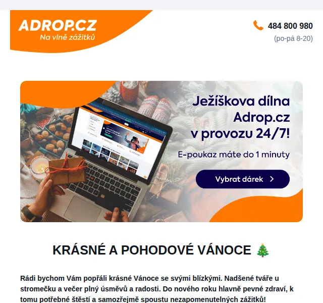 Adrop: Inspirace na zážitkové dárky – červenec 2026 | Nuslet.cz