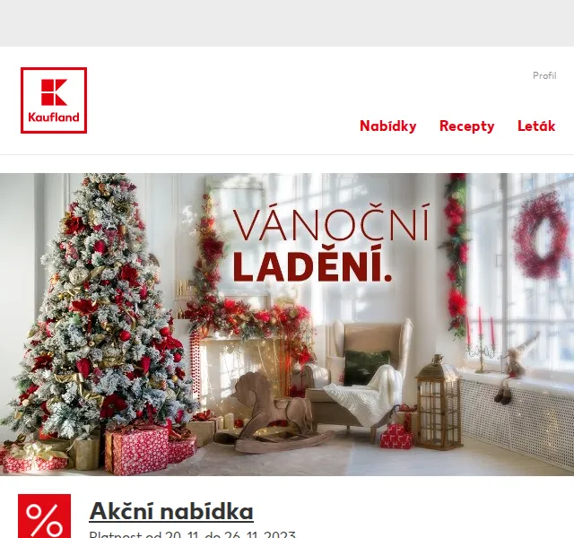 Kaufland: vánoční stromeček 210 cm za 1 499 Kč – červen 2026 | Nuslet.cz