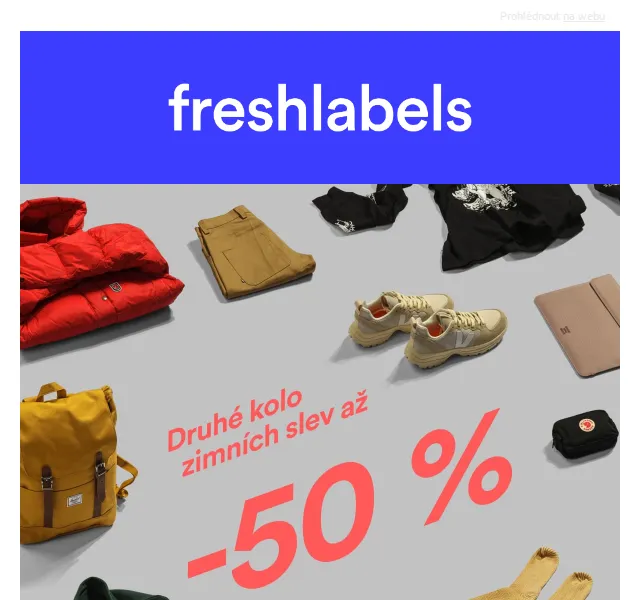 Freshlabels: Cheap Weeks – slevy až 50 % na značky Fjällräven, Hanwag – červen 2026 | Nuslet.cz