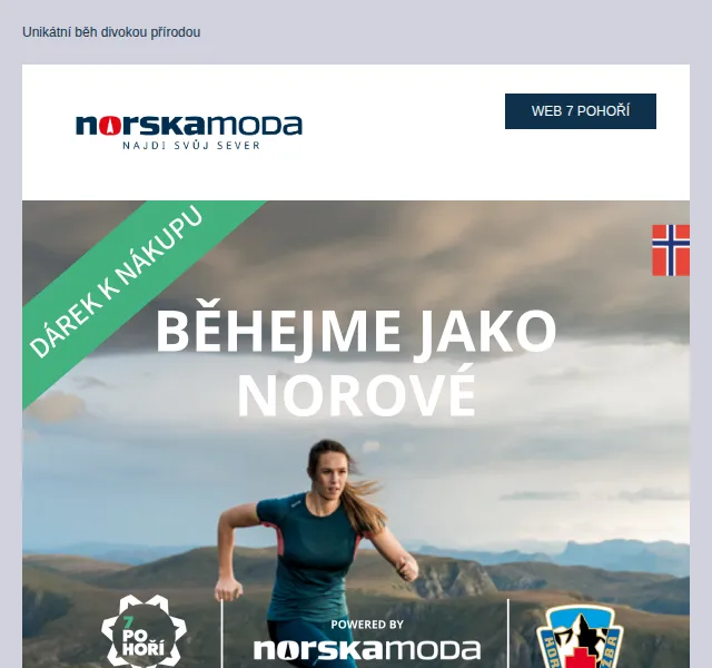 Norskamoda: Sleva 500 Kč na běžecké oblečení Devold, Bergans – červen 2026 | Nuslet.cz