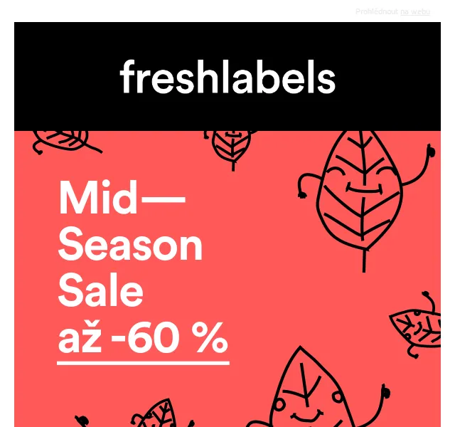 Freshlabels: Mid-Season Sale až 60 % – červen 2026 | Nuslet.cz