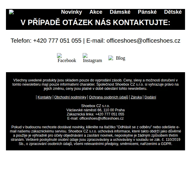 Office Shoes: Vánoční kolekce – červen 2026 | Nuslet.cz