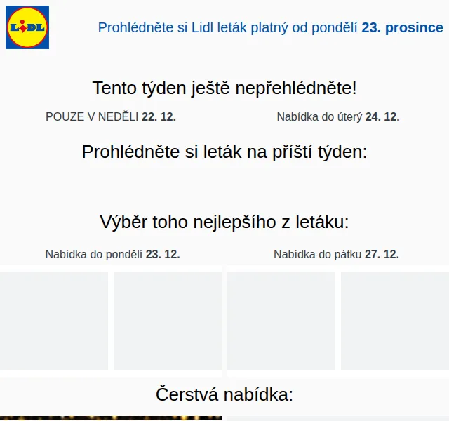Lidl: leták a nabídka – červen 2026 | Nuslet.cz