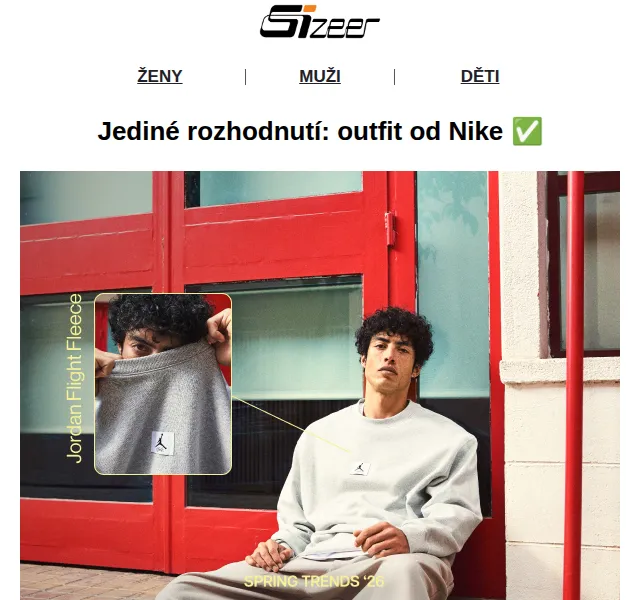 Sizeer: Nike outfit akce – duben 2026 | Nuslet.cz