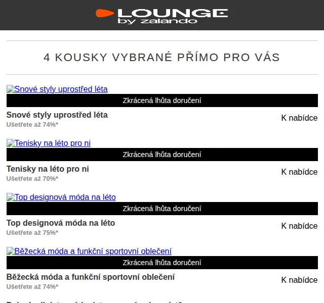 Lounge by Zalando: Even&Odd, myMo a Noa Noa – červen 2026 | Nuslet.cz