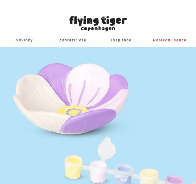 Flying Tiger Copenhagen: DIY keramické květiny – červen 2026 | Nuslet.cz
