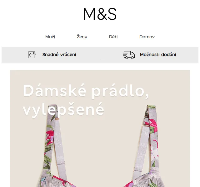 Marks and Spencer: nová kolekce prádla Boutique – červen 2026 | Nuslet.cz