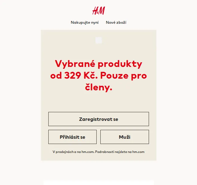 H&M Fashion: Vybrané produkty od 329 Kč – červen 2026 | Nuslet.cz