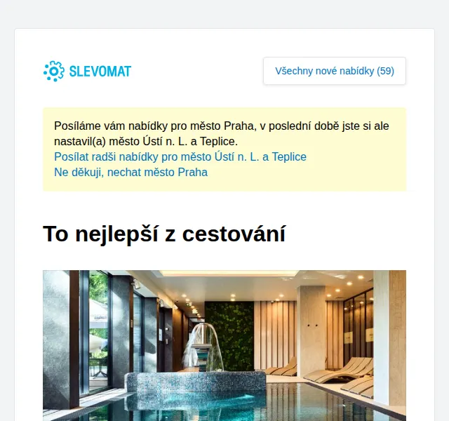 Slevomat: Relax v historickém Táboře s jídlem a wellness – červen 2026 | Nuslet.cz