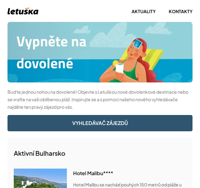 Letuška.cz: Zájezdy do Egypta od 11 063 Kč – červen 2026 | Nuslet.cz