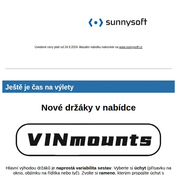 Sunnysoft: Letní výbava na cesty – červen 2026 | Nuslet.cz