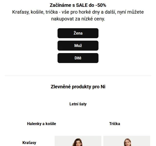 Modivo: SALE do -50 % na letní módu – červen 2026 | Nuslet.cz