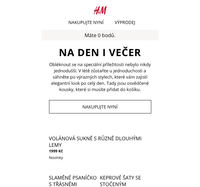 H&M Fashion: Elegantní kousky na den i večer – červen 2026