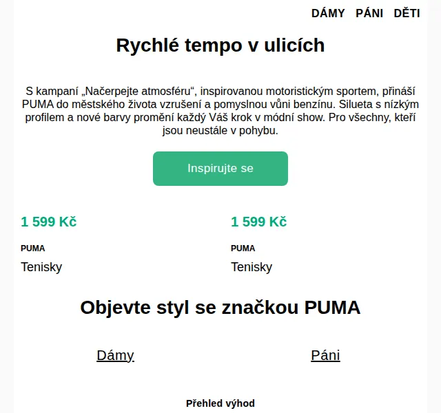 DEICHMANN: PUMA tenisky od 1 599 Kč – červen 2026 | Nuslet.cz