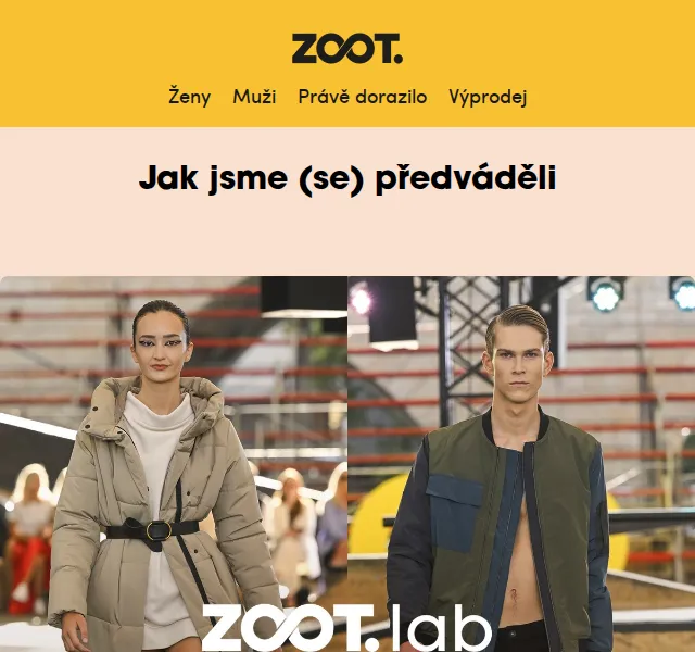 ZOOT: Módní přehlídka ZOOT.lab na Prague Fashion Weeku – červen 2026 | Nuslet.cz