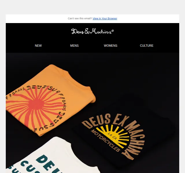Deus Ex Machina: Surf Graphic Tees – červen 2026 | Nuslet.cz