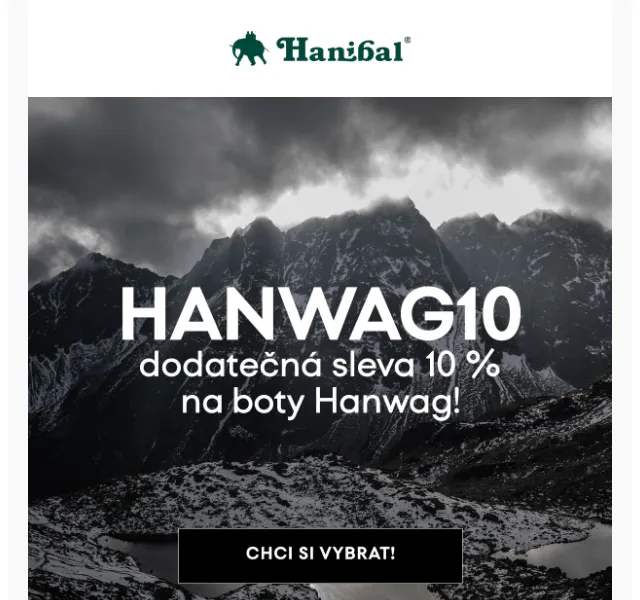 Hanibal: Hanwag boty s 10% slevou – červen 2026 | Nuslet.cz