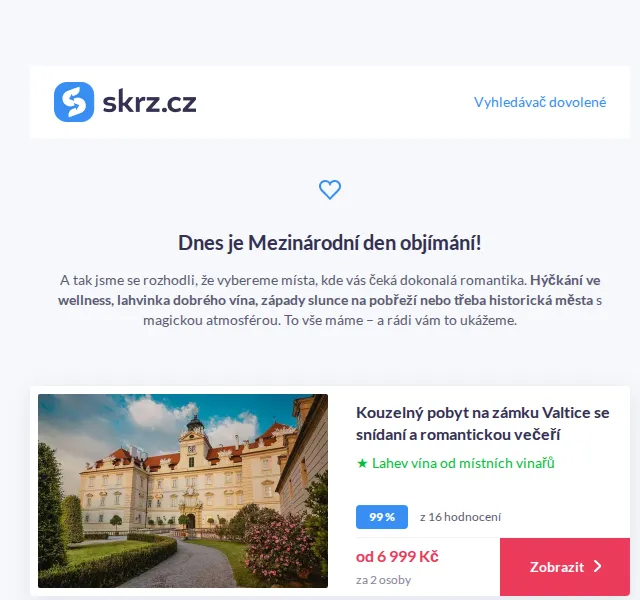 Vánoce na Skrz: Romantické pobyty a wellness akce – červen 2026 | Nuslet.cz