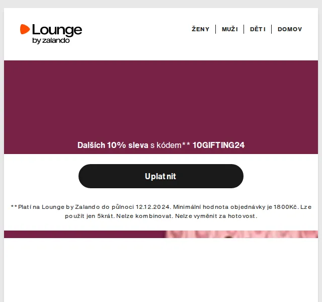 Lounge by Zalando: Vánoční akce Under Armour, Converse, Versace – prosinec 2024 | Nuslet.cz