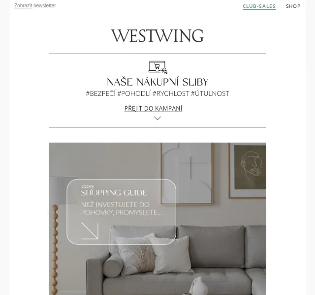 Westwing: Nábytek a svítidla online – červen 2026 | Nuslet.cz