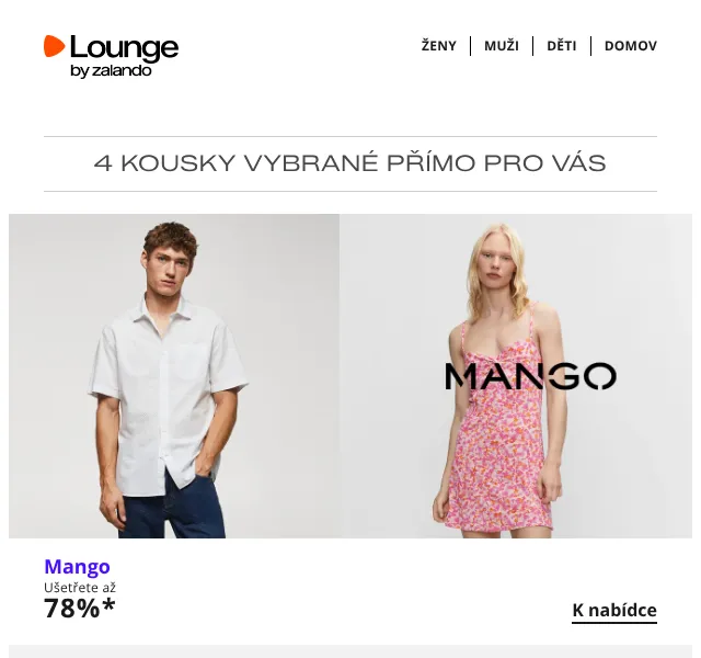 Lounge by Zalando: Mango až -78 %, Birkenstock – září 2026