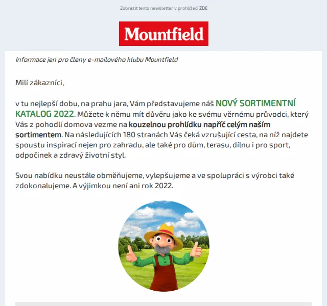 Mountfield: Nový katalog 2022 – inspirace pro zahradu zdarma – červen 2026 | Nuslet.cz