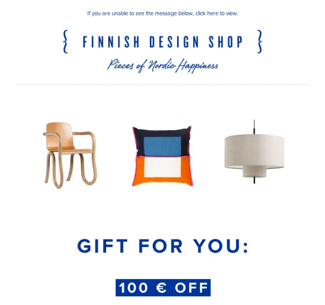 Finnish Design Shop: 100€ sleva při nákupu nad 500€ – červen 2026 | Nuslet.cz