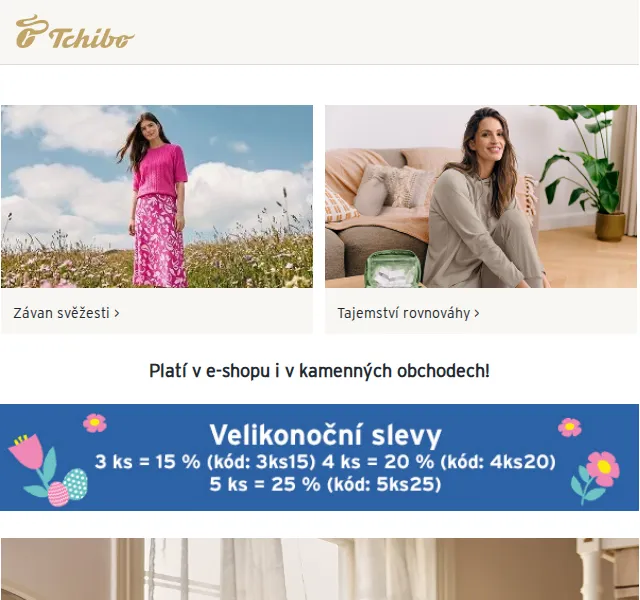 Tchibo: Krajková elegance – sleva až 25 % | duben 2026