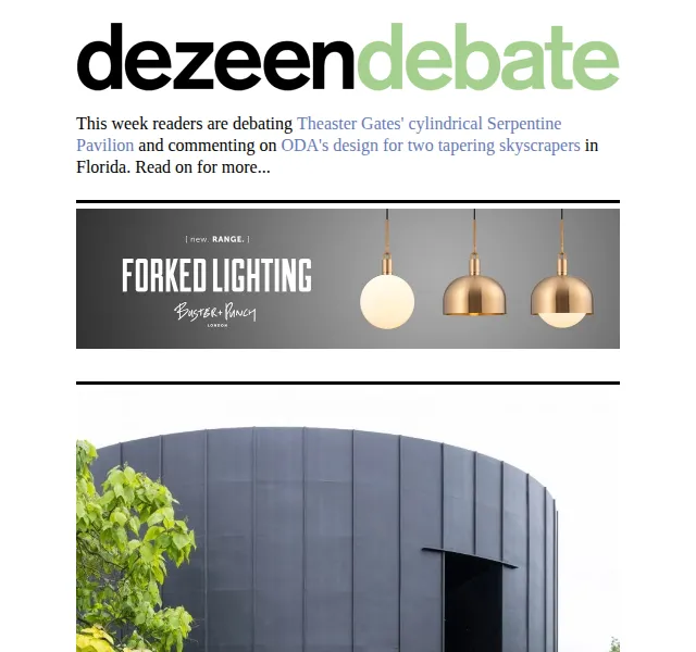 Dezeen Daily: Glitch architecture news – červen 2026 | Nuslet.cz